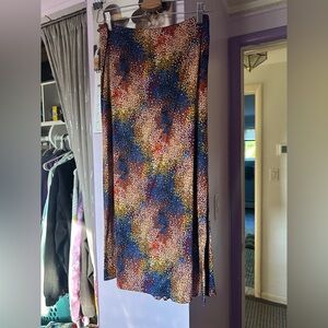 Time and Tru Printed Skirt Size Small